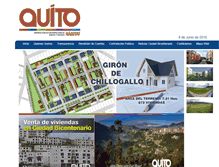 Tablet Screenshot of epmhv.quito.gob.ec